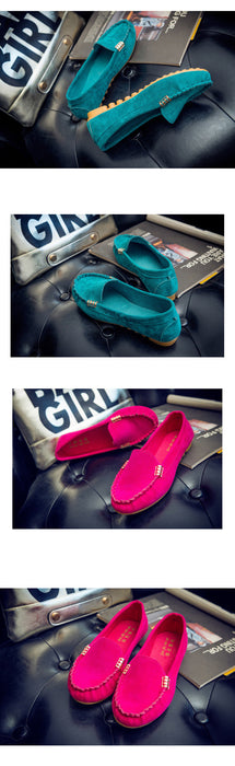 Flat Heel Pumps Single Shoes Flat Women's Shoes Student Peas Shoes