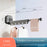 Suction Cup Folding Clothes Hanger Indoor Home Balcony Aluminum Retractable Drying Rack No Punching Folding Clothes Hanger